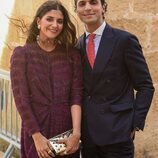 Tomás Páramo y María García de Jaime en la boda de Marta Lozano y Lorenzo Remohi