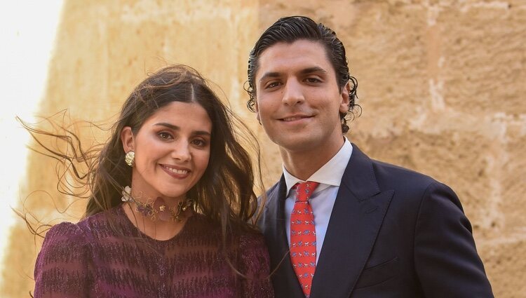 Tomás Páramo y María García de Jaime en la boda de Marta Lozano y Lorenzo Remohi