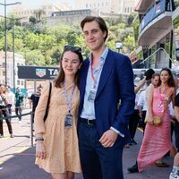 Alexandra de Hannover y Ben-Sylvester Strautmann en el Gran Premio de F1 de Mónaco 2022