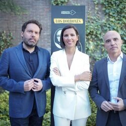 Aitor Gabilondo, Ana Pastor y José Antonio Antón en la presentación de 'Los Borbones: una familia real'