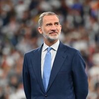 El Rey Felipe VI en la final de la Champions donde ganó el Real Madrid