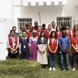 La Reina Letizia en su visita a la Oficina Técnica de Cooperación en Mauritania durante su viaje de cooperación a Mauritania