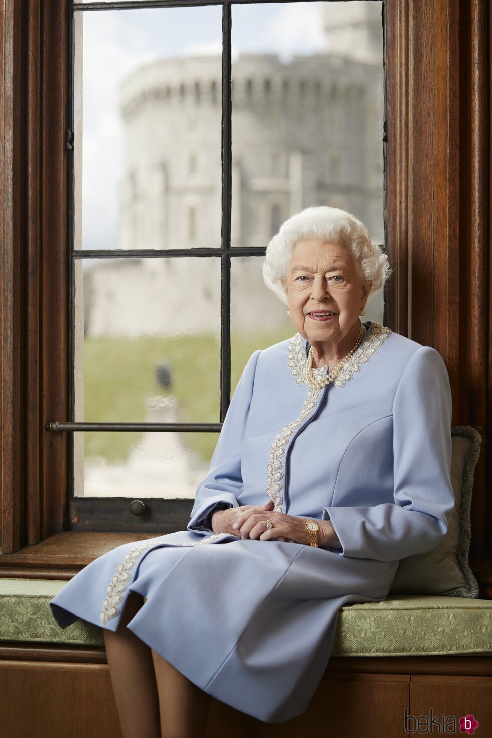 Foto oficial de la Reina Isabel por su Jubileo de Platino