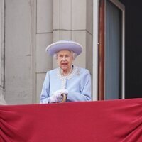 La Reina Isabel y el Duque de Kent en Trooping the Colour 2022 por el Jubileo de Platino