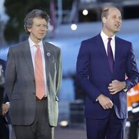 El Príncipe Guillermo en el encendido de antorchas en Buckingham Palace por el Jubileo de Platino