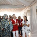 La Reina Letizia en un centro de atención a las víctimas de violencia de género en Mauritania