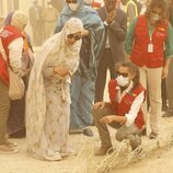 La Reina Letizia visita un proyecto de producción agrícola en Mauritania