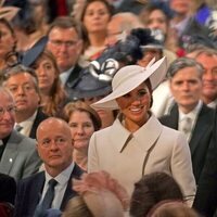 El Príncipe Harry y Meghan Markle en el Servicio de Acción de Gracias por el Jubileo de Platino en la Catedral de St Paul