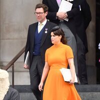 Eugenia de York y Jack Brooksbank en el Servicio de Acción de Gracias por el Jubileo de Platino