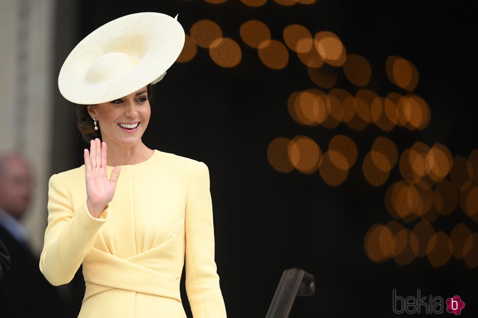 Kate Middleton en el Servicio de Acción de Gracias por el Jubileo de Platino