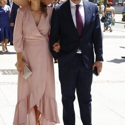 Juan Peña y Sonia González en la boda de Vania Millán y Julián Bayón