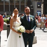 Vania Millán y Julián Bayón en su boda