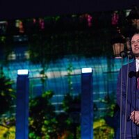 El Príncipe Guillermo en su discurso en el concierto del Jubileo de Platino ante Buckingham Palace