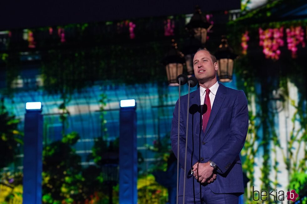 El Príncipe Guillermo en su discurso en el concierto del Jubileo de Platino ante Buckingham Palace