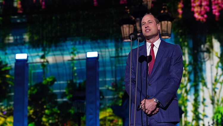 El Príncipe Guillermo en su discurso en el concierto del Jubileo de Platino ante Buckingham Palace