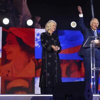 El Príncipe Carlos en su discurso junto a Camilla Parker en el concierto por el Jubileo de Platino