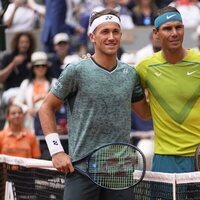 Casper Ruud y Rafa Nadal en la final de Roland Garros 2022