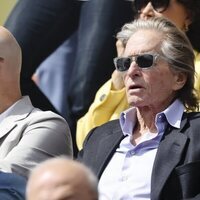 Michael Douglas en la final de Roland Garros 2022