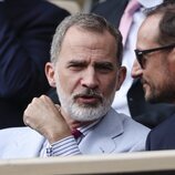 El Rey Felipe y Haakon de Noruega en la final de Roland Garros 2022