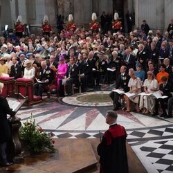 La Familia Real Británica en el Servicio de Acción de Gracias por el Jubileo de Platino