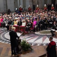 La Familia Real Británica en el Servicio de Acción de Gracias por el Jubileo de Platino