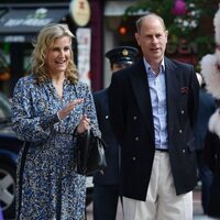 El Príncipe Eduardo y Sophie de Wessex en su visita a Belfast por el Jubileo de Platino