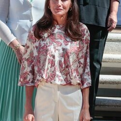 La Reina Letizia recibe en la Zarzuela a la directiva de la Alianza Iberoamericana de Enfermedades raras