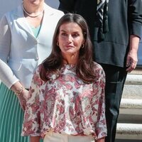 La Reina Letizia recibe en la Zarzuela a la directiva de la Alianza Iberoamericana de Enfermedades raras