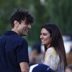 Blanca Suárez y Javier Rey, felices en el concierto de Love of Lesbian