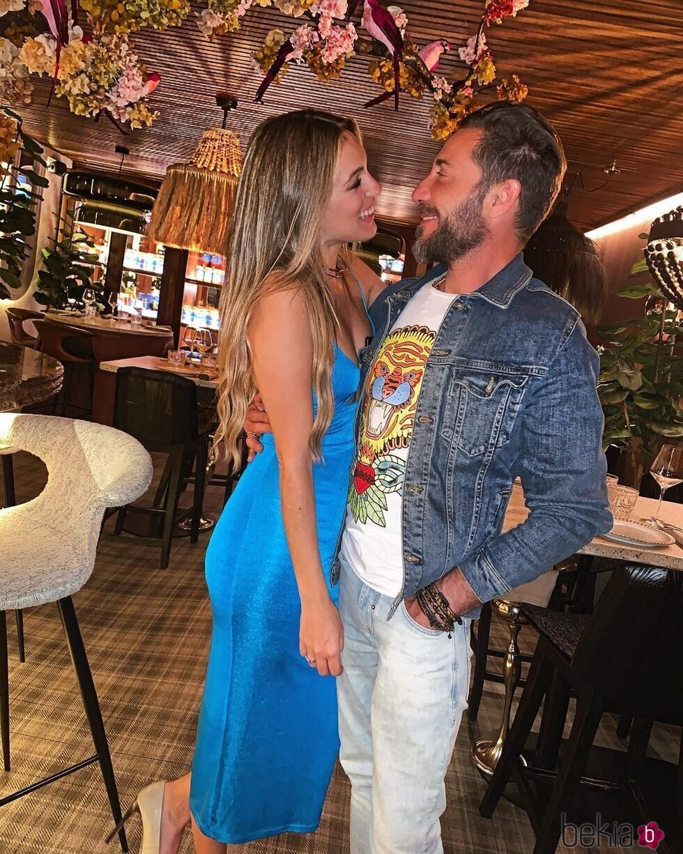 Marta Riesco y Antonio David Flores, de cena romántica