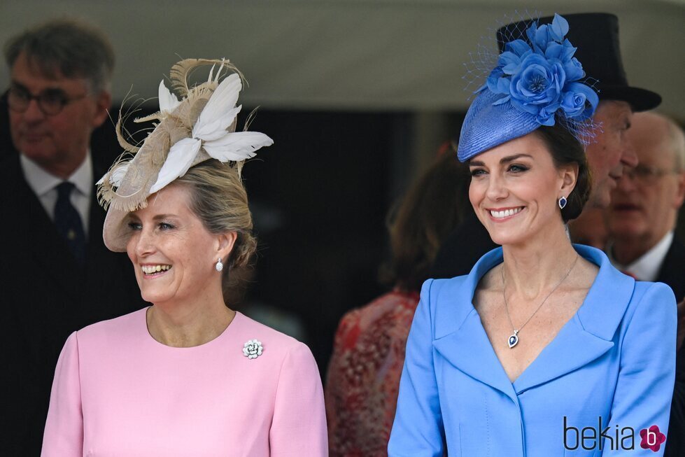 Sophie de Wessex y Kate Middleton en el Día de la Jarretera 2022