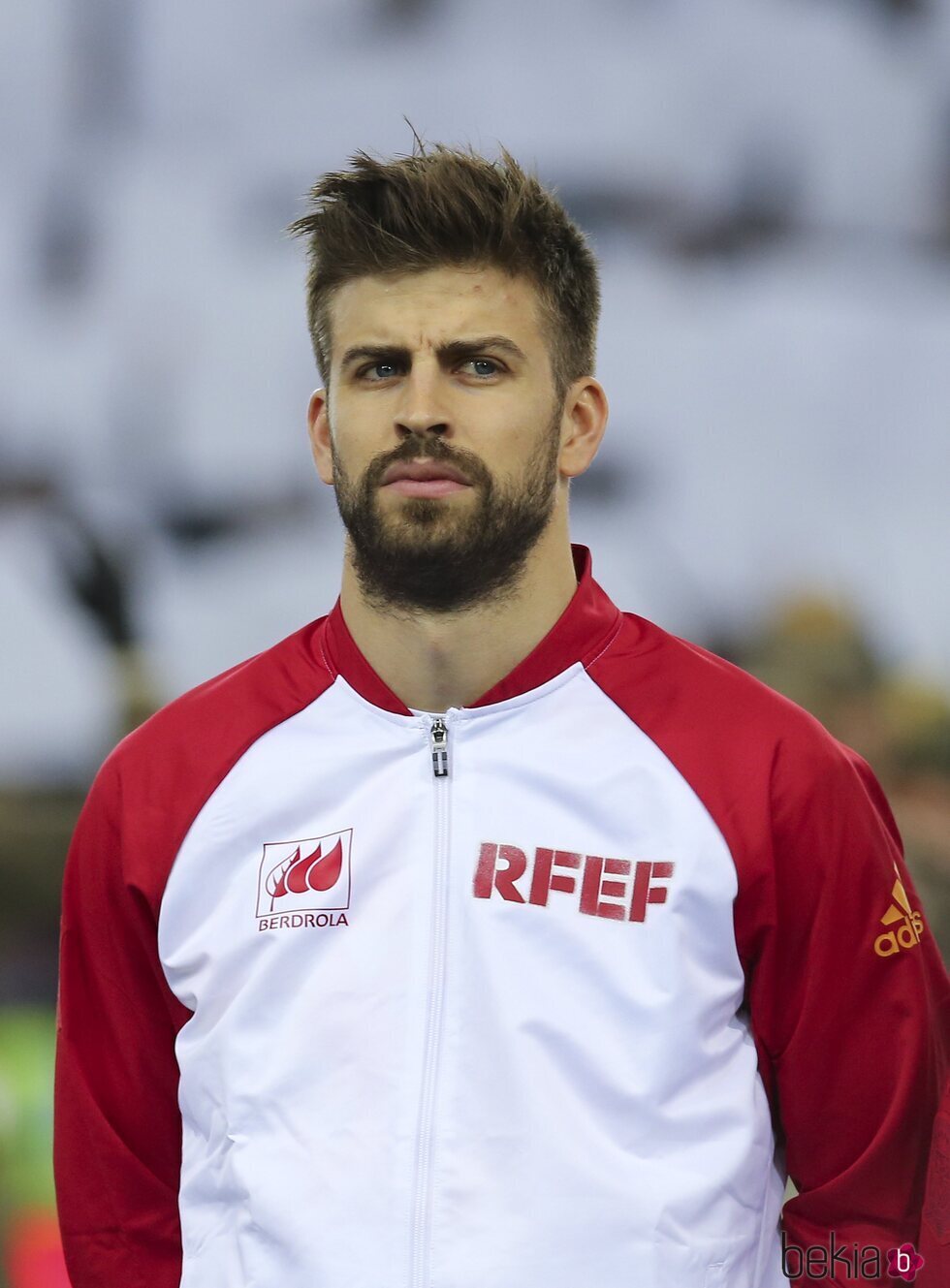 Gerard Piqué en uno de sus encuentros deportivos en Italia