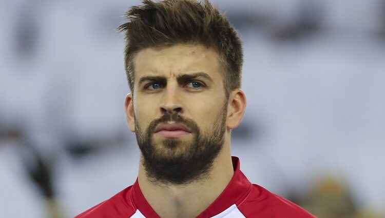 Gerard Piqué en uno de sus encuentros deportivos en Italia