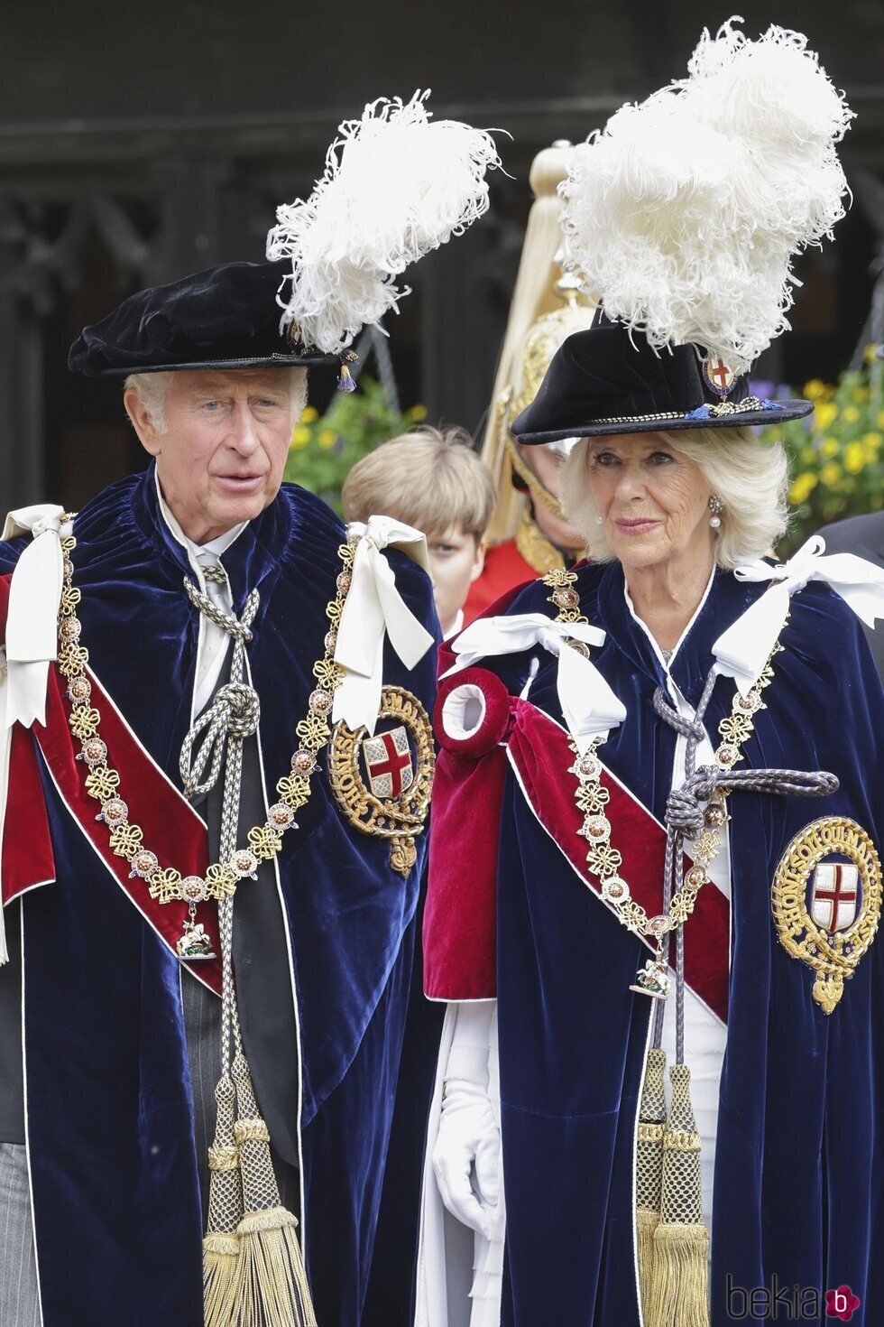 El Príncipe Carlos y Camilla Parker en el Día de la Jarretera 2022