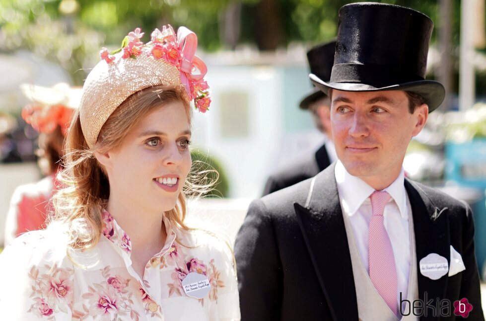 Beatriz de York y Edoardo Mapelli Mozzi en Ascot 2022