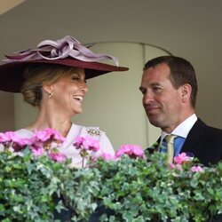 Sophie de Wessex y Peter Phillips en Ascot 2022