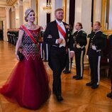 Guillermo Alejandro y Máxima de Holanda en la cena de gala por el 18 cumpleaños de Ingrid Alexandra de Noruega