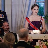 Ingrid Alexandra en su discurso en la cena de gala por su 18 cumpleaños