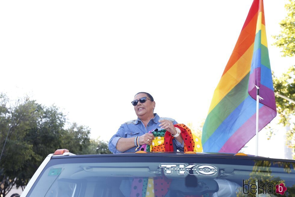 María del Monte en el Orgullo LGBTIQ+ 2022 en Sevilla