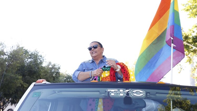 María del Monte en el Orgullo LGBTIQ+ 2022 en Sevilla