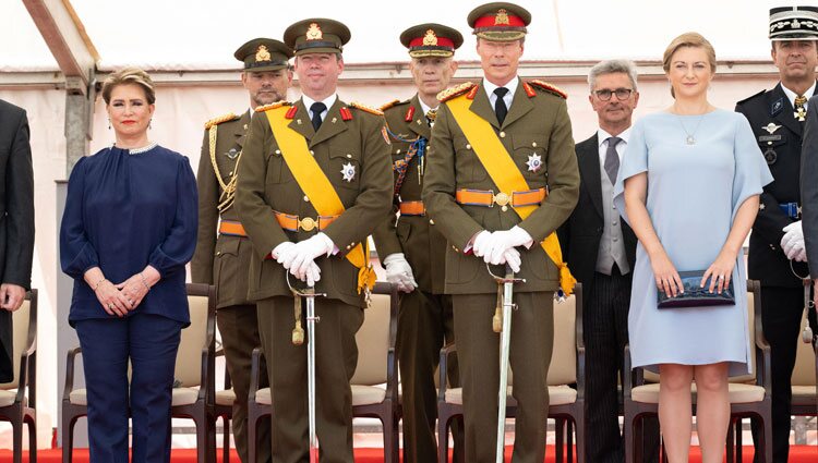 Los Grandes Duques de Luxemburgo y Guillermo y Stéphanie de Luxemburgo en el Día Nacional de Luxemburgo 2022