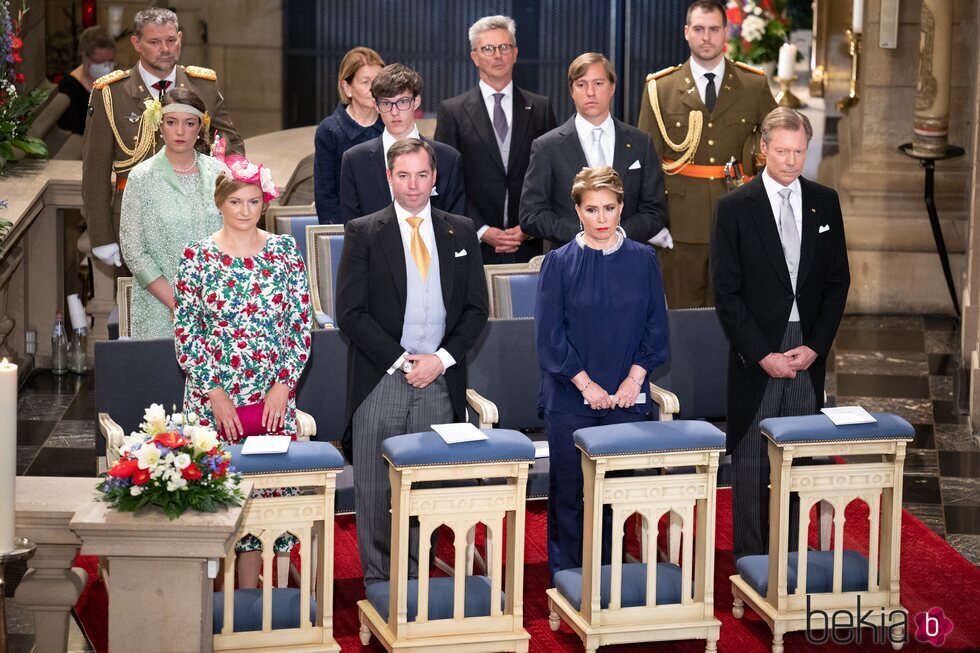 La Familia Gran Ducal de Luxemburgo en el Día Nacional de Luxemburgo 2022