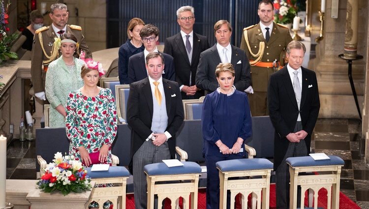 La Familia Gran Ducal de Luxemburgo en el Día Nacional de Luxemburgo 2022