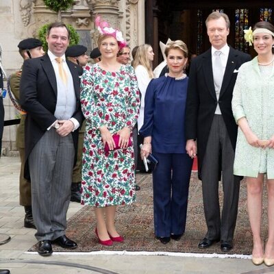 La Familia Gran Ducal de Luxemburgo en el Día Nacional de Luxemburgo 2022