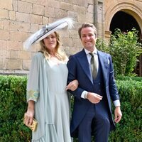 Cristina Huerta García en la boda de Lucía Pombo y Álvaro López Huerta