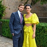 Marta Lozano y Lorenzo Remohi en la boda de Lucía Pombo y Álvaro López Huerta