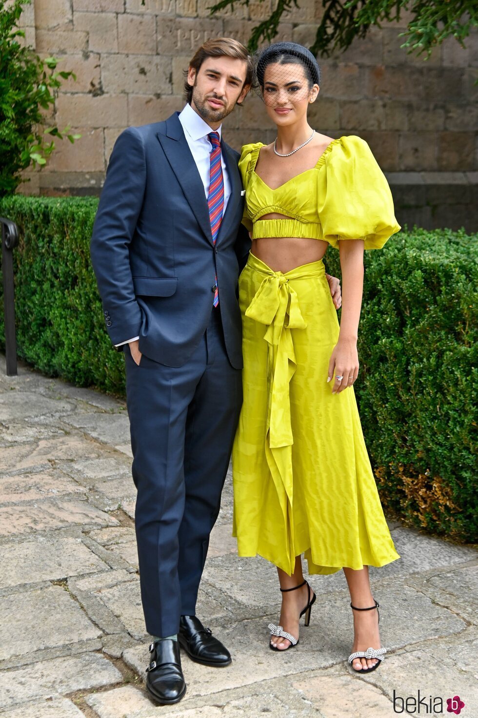 Marta Lozano y Lorenzo Remohi en la boda de Lucía Pombo y Álvaro López Huerta