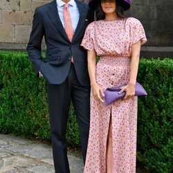 María García de Jaime y Tomás Páramo en la boda de Lucía Pombo y Álvaro López Huerta