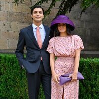 María García de Jaime y Tomás Páramo en la boda de Lucía Pombo y Álvaro López Huerta