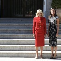 Jill Biden y la Reina Letizia en La Zarzuela para su encuentro